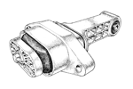 SOPORTE TRASERO DE MOTOR AVEO 1.6 NAFTA