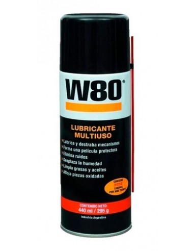 W80 LUBRICANTE MULTIUSO C/PTFE 168GR. AEROSOL