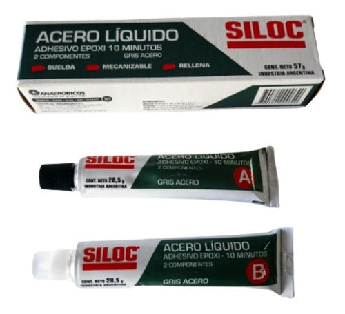 ACERO LIQUIDO SILOC 57GR. ADHESIVO EPOXI